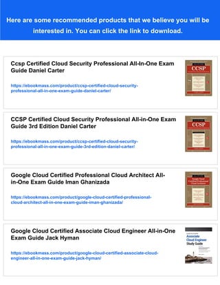 CCSK Certificate of Cloud Security Knowledge All-in-One Exam Guide ...