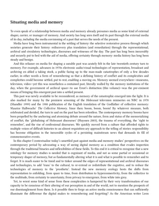 Digital Memory Studies Media Pasts in Transition Andrew Hoskins | PDF
