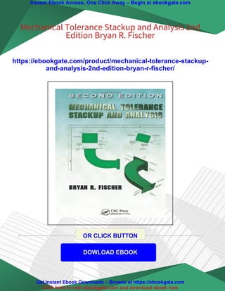 Mechanical Tolerance Stackup and Analysis 2nd Edition Bryan R. Fischer ...