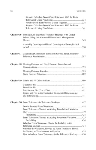 Mechanical Tolerance Stackup and Analysis 2nd Edition Bryan R. Fischer ...