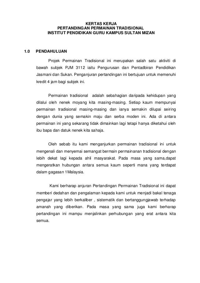 54774417 Kertas Kerja Permainan Tradisonal
