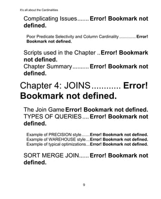 Oracle SQL Performance Tuning and Optimization v26 chapter 1 | PDF