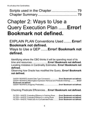 Oracle SQL Performance Tuning and Optimization v26 chapter 1 | PDF