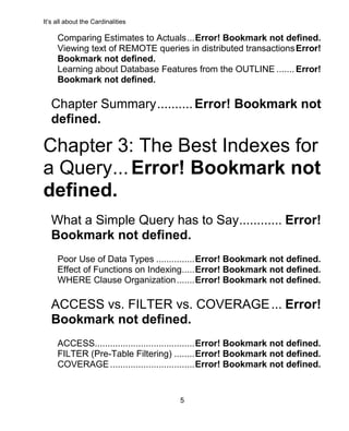 Oracle SQL Performance Tuning and Optimization v26 chapter 1 | PDF