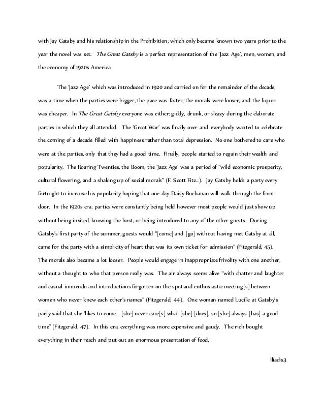 Prohibition essays