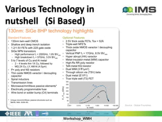 Workshop_WMH
Various Technology in
nutshell (Si Based)
Source : Global Foundries
 