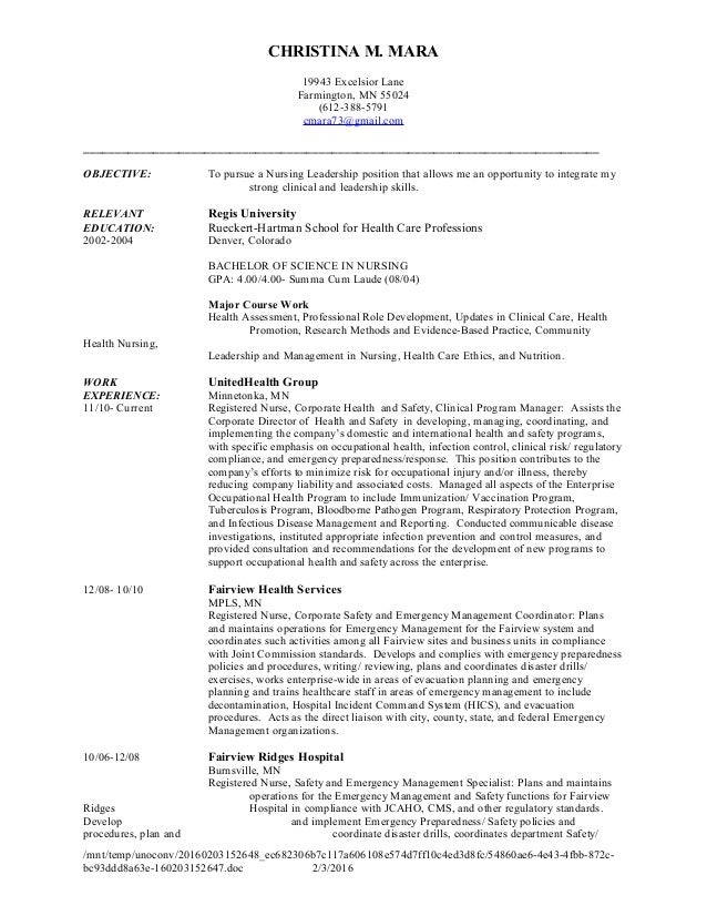 Mara Resume | christina mara resume 01 29 2016 Mara Resume | christina mara resume 01 29 2016