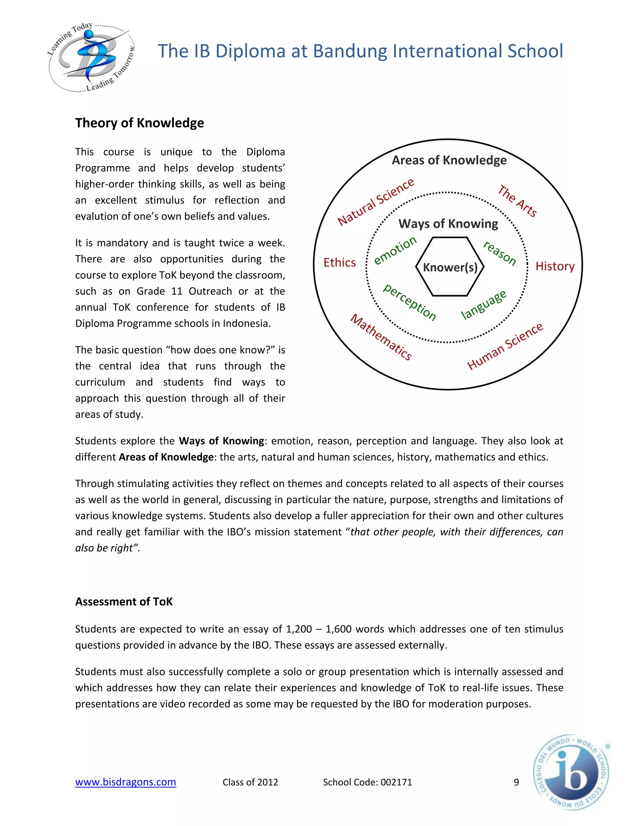 IBDP Handbook 2010-11 | PDF