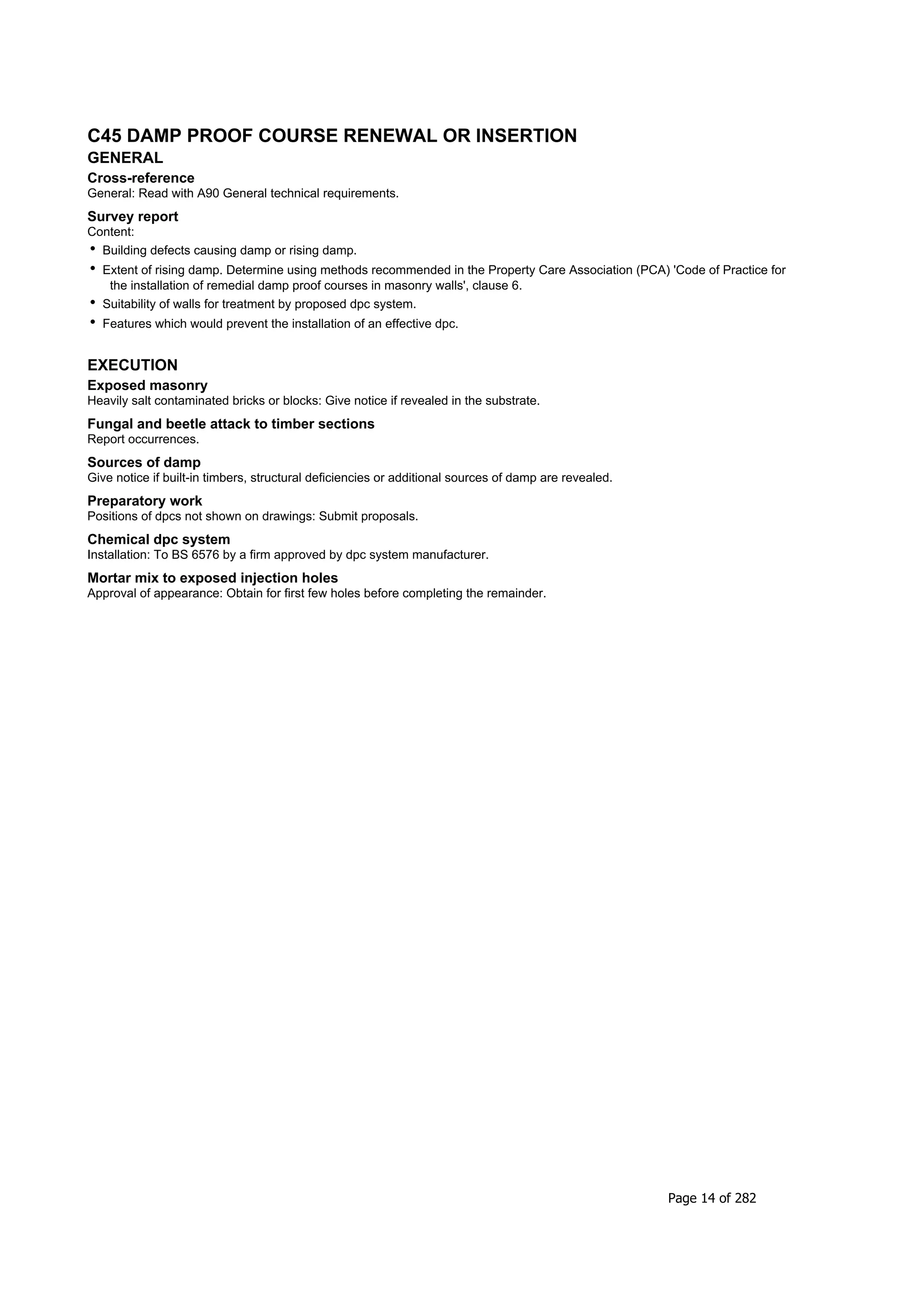 Nbs Specification Example Pdf 54937130 nbs-reference-specification | PDF