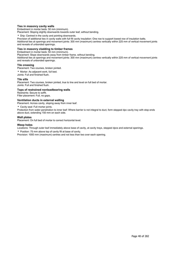 Nbs Specification Example Pdf 54937130 nbs-reference-specification | PDF