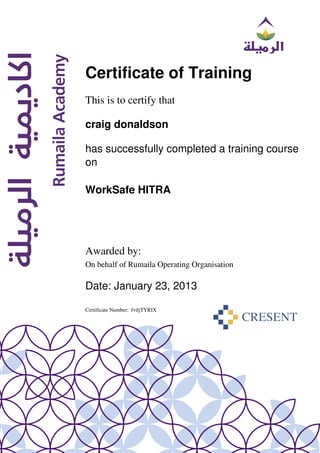 WorkSafe_HITRA_-_Certificate