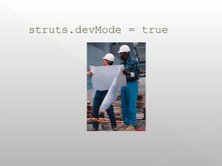 struts.devMode = true
 