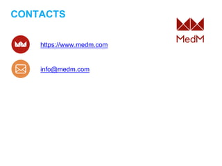 CONTACTS
https://www.medm.com
info@medm.com
 