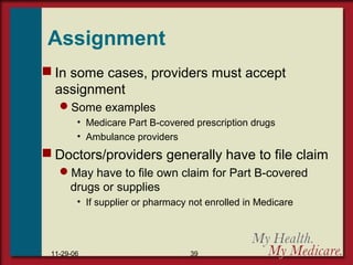 Medicare Parts A thru D | PPT