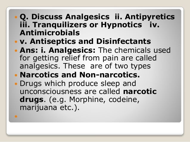 Is Naproxen A Non Narcotic