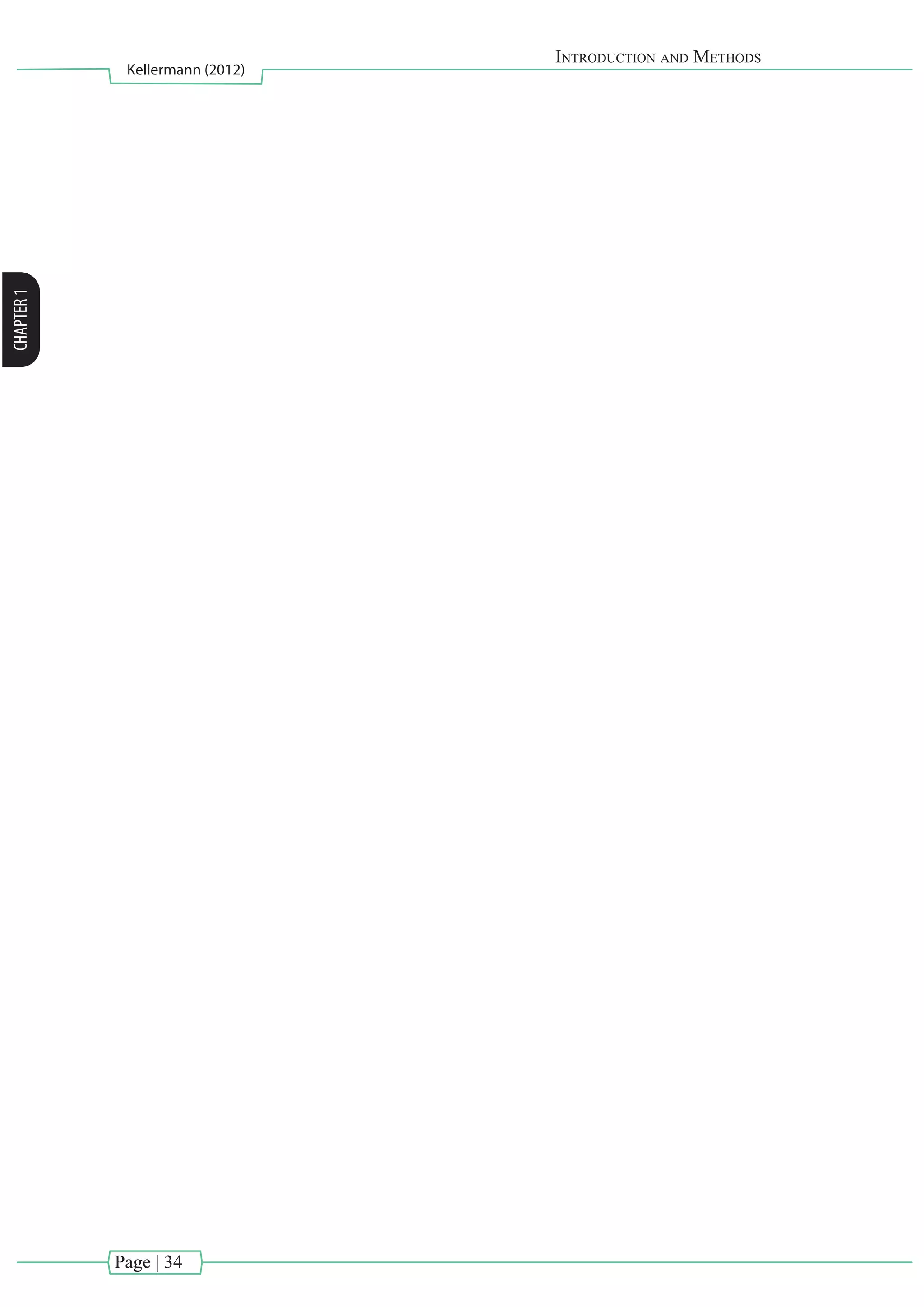 Page | 34
Introduction and Methods
Kellermann (2012)
CHAPTER1
 