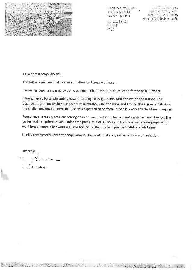 letter 0f recommendation letter 0f recommendation