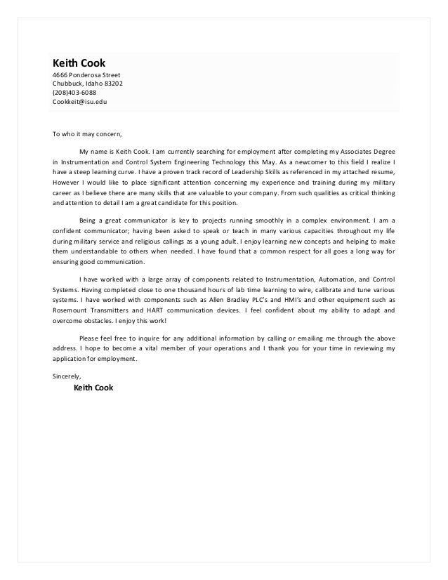 linked in cover letter keith cook cook cover letter examples