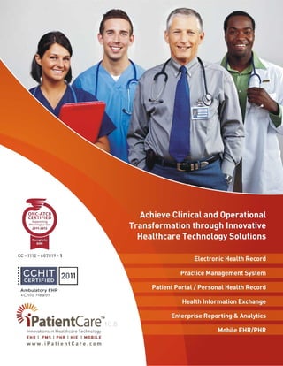 iPatientCare Brochure - Products and Services