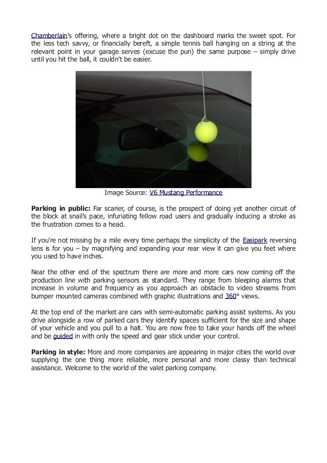 Parking Aid Aide