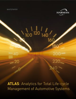 ATLAS: Analytics for Total Life-cycle
Management of Automotive Systems
WHITEPAPER
 