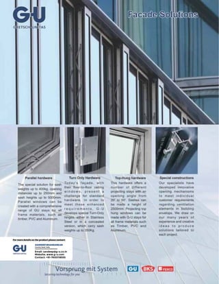 2 WFM | NOVEMBER-DECEMBER 2023
For more details on the product please contact:
SANDEEP BHANDARKAR
Country Head, India
Email: sandeep@g-u.co.in
Website: www.g-u.com
Contact: +91-7600118555
 