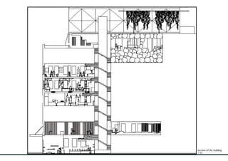 Section of the building
1:50
 