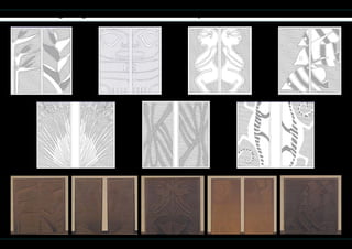 Creation and design of engraved doors for a local villa in French Polynesia
 