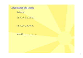 5.4 - Least Common Multiple