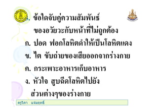 3. " 3 +$+ ' 45
(ก #$ก
ก. 6 ก7 ) " % 7 &
. # ก3 ก ก
+. ก ( ' ( ก0
. "3 $ 8 7
9 ก
ครูวิภา แจมฤทธิ์
 