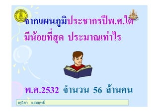 ครูวิภา แจมฤทธิ์
ก&5 ,2 % ก 6 .3.
+ 7 !
.3.2532 ' $ 56 # "
 