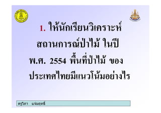 ครูวิภา แจมฤทธิ์
1. 0 ก $% " 0
+( ก 7 6
.3. 2554 -
3 & $; !
 