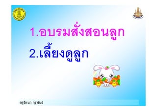 ครูรัตนา จุรุพันธ
1. % 0/ก
2. 02! /0/ก
 