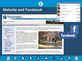 Website and Facebook
 