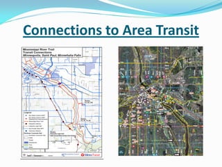 Connections to Area Transit
 