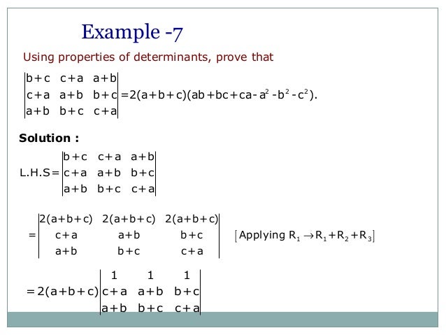 Matrices And Determinantes Matrices And Determinantes