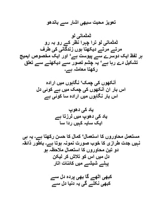  مقصود حسنی کے لسانی جائزے