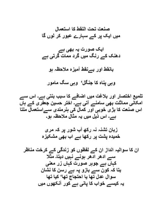  مقصود حسنی کے لسانی جائزے