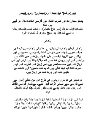  مقصود حسنی کے لسانی جائزے