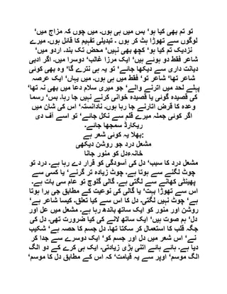  مقصود حسنی کے لسانی جائزے