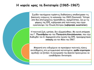 ▲ Διαδήλωση του σωματείου οικοδόμων στην
Αθήνα τον Ιούλιο του 1965.
►http//www.sarantakos.com/istoria/apostasi
a/mak/mak4-8-65.jpg
 