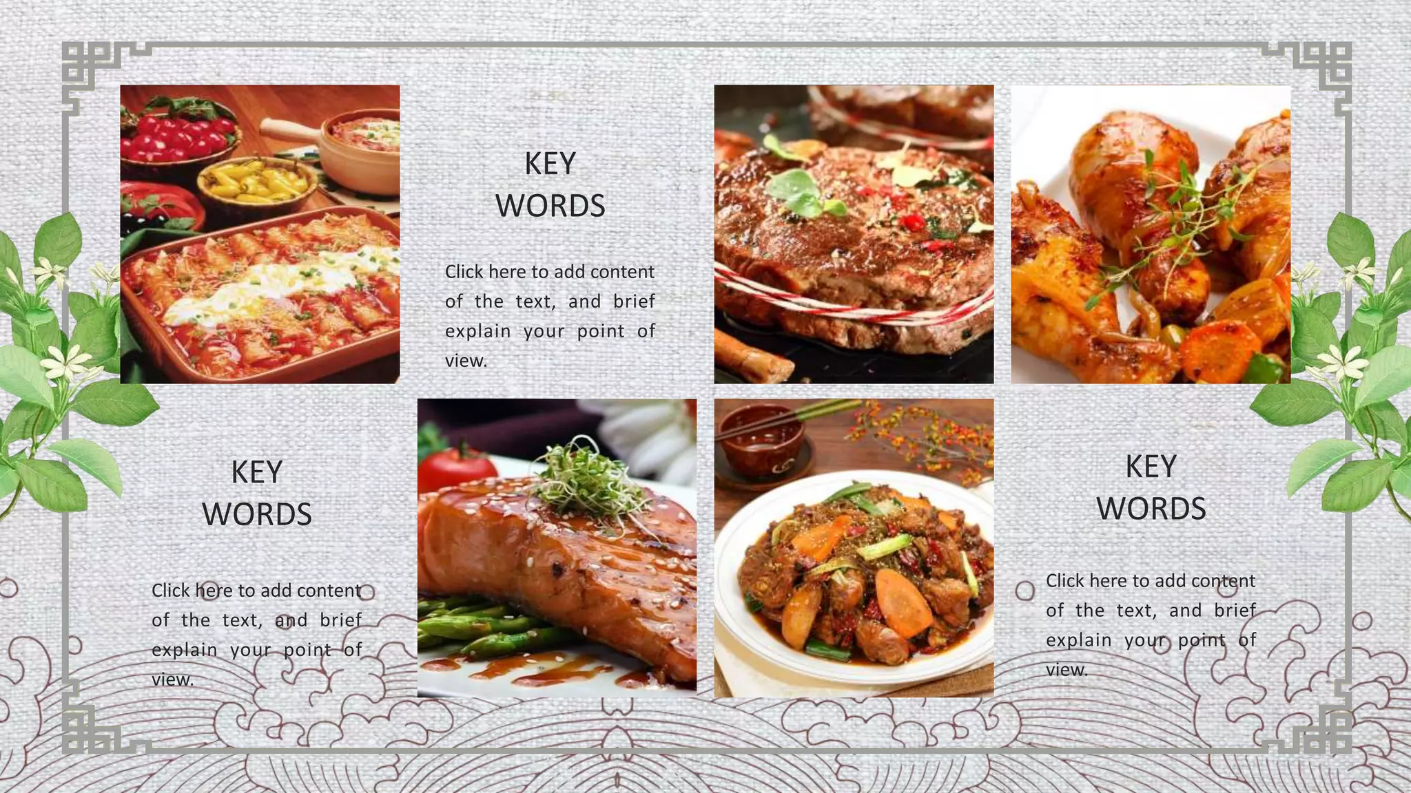 KEY
WORDS
Click here to add content
of the text, and brief
explain your point of
view.
KEY
WORDS
Click here to add content
of the text, and brief
explain your point of
view.
KEY
WORDS
Click here to add content
of the text, and brief
explain your point of
view.
 