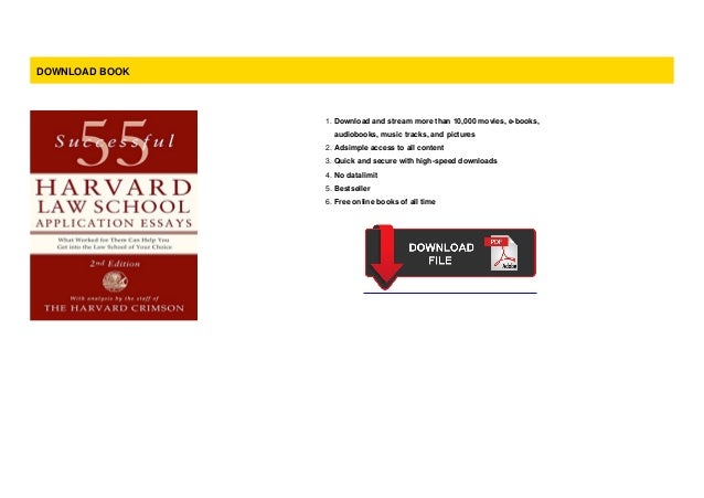 Law school admission essays service 55 successful harvard