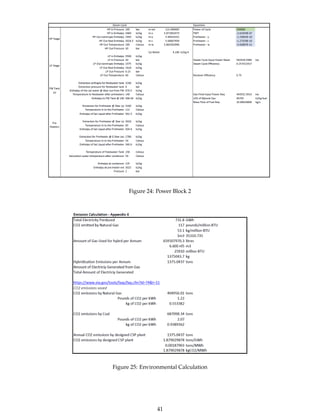 Figure 24: Power Block 2
Figure 25: Environmental Calculation
41
 