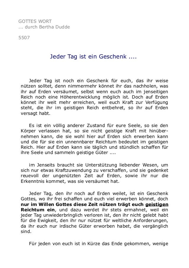 Ist geschenk tag noten und jeder ein text Jeder Tag