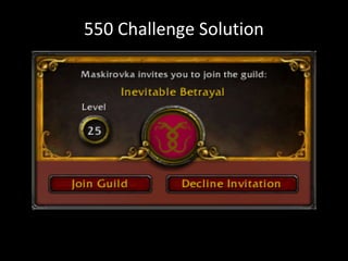 550 Challenge Solution

 