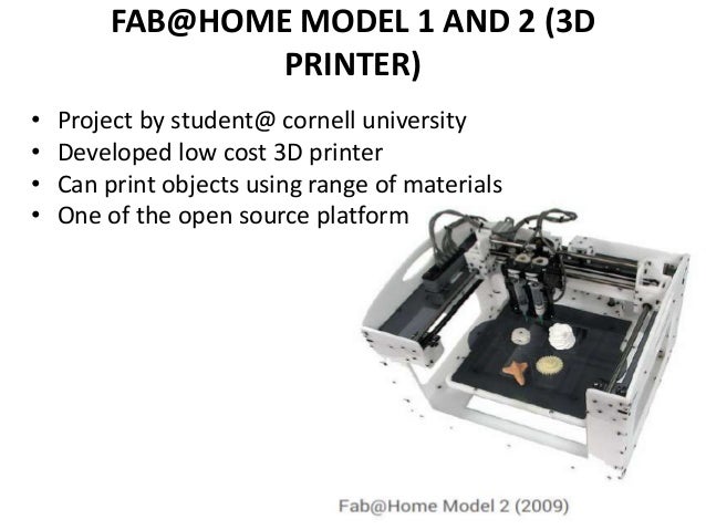 Fab at home model 2 Fab at home model 2