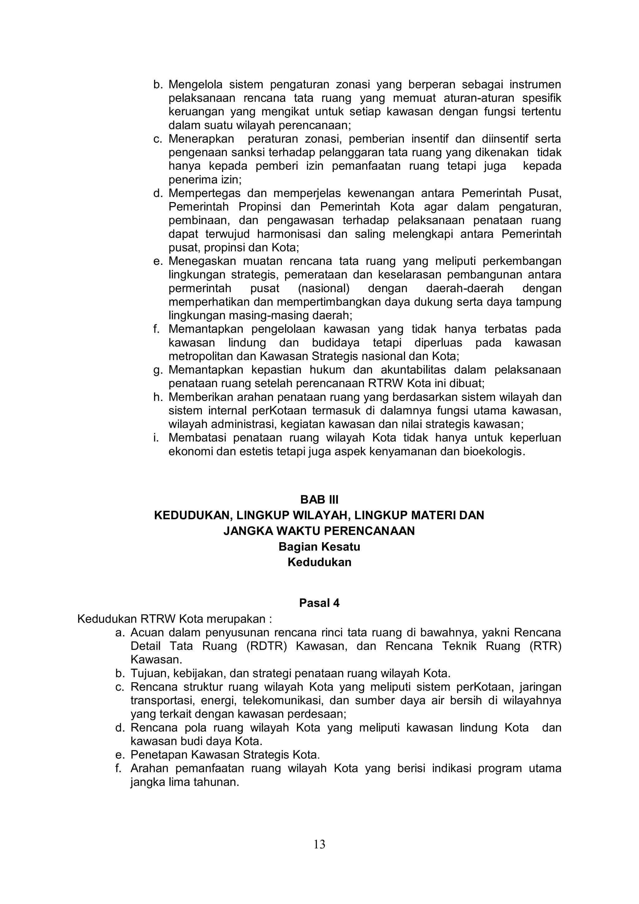 rancangan perda rtrw 2010-2030 makassar | PDF