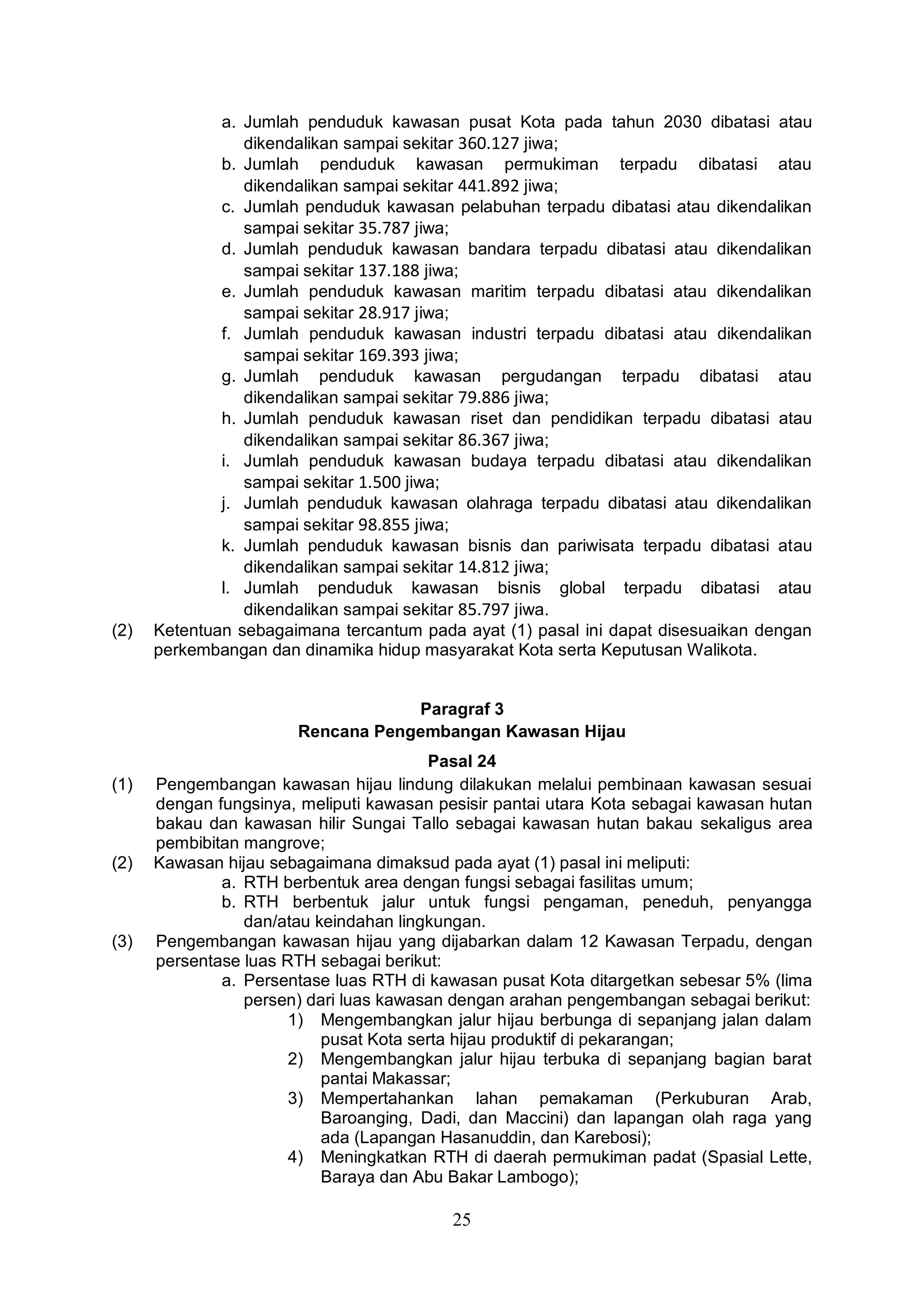rancangan perda rtrw 2010-2030 makassar | PDF