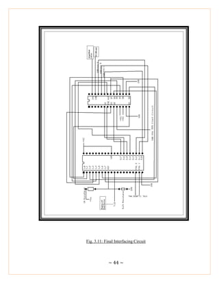 ~ 44 ~
Fig. 3.11: Final Interfacing Circuit
 